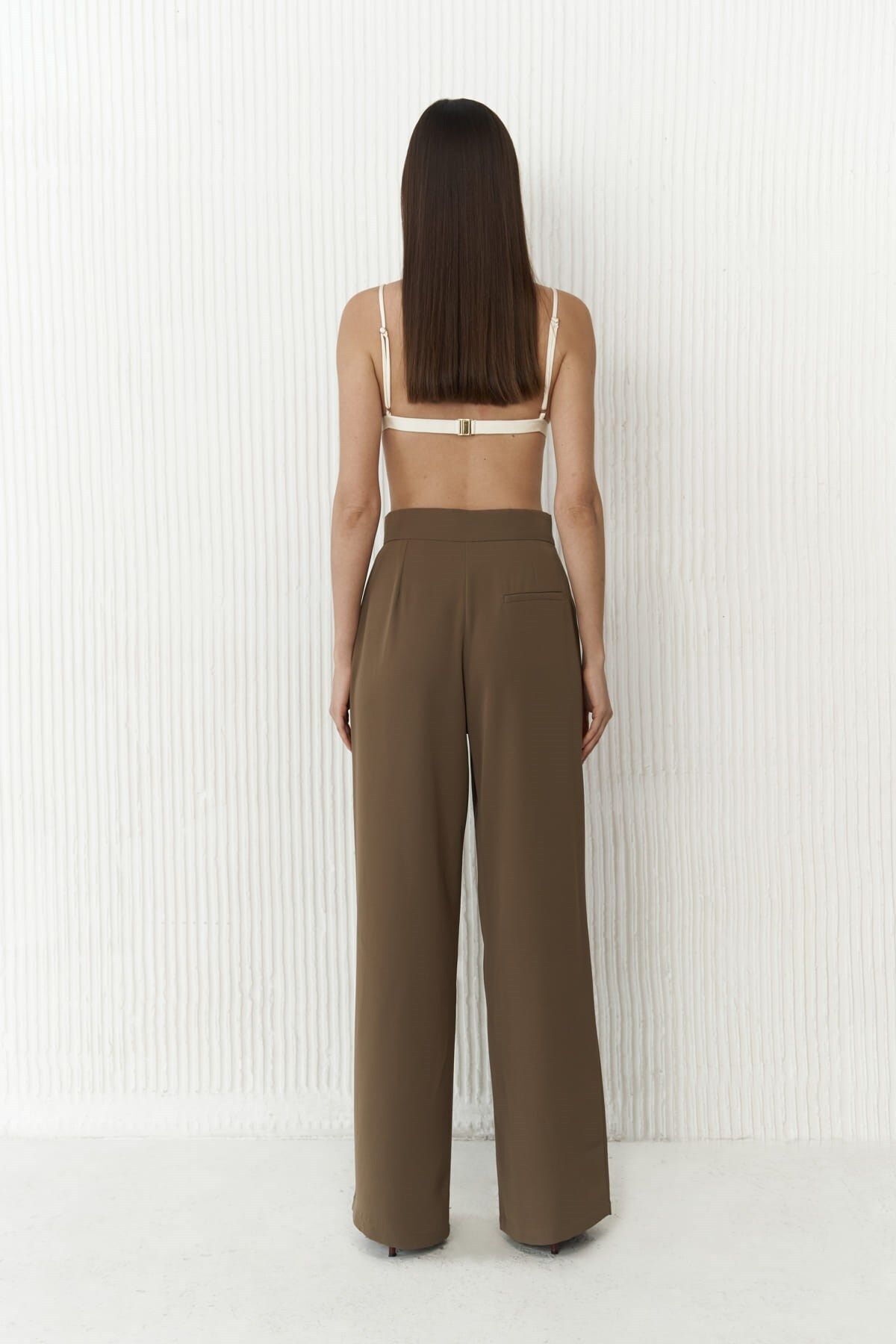 Mai Collection Diego Ön Düğme Detaylı Haki Pantolon Mai Collection Diego Ön Düğme Detaylı Haki Pantolon