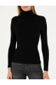 Siyah Ex. Slim Fit Balıkçı Yaka Kazak 50276230-VR046