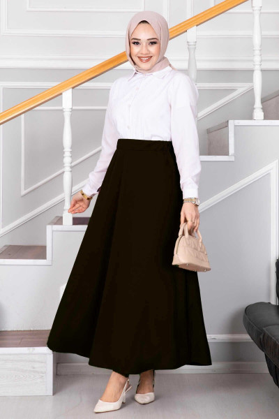 Mevlana Tesettür Etek MDS19234 Mevlana Tesettür Etek MDS19234