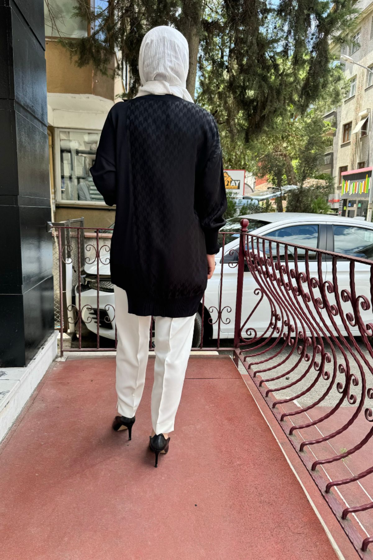Triko Detaylı Tunik Siyah Triko Detaylı Tunik Siyah