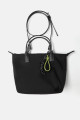 Süslemeli naylon mini tote çanta Süslemeli naylon mini tote çanta