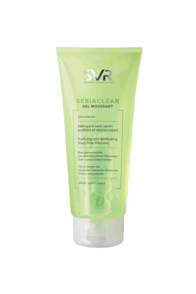 Sebiaclear Gel Moussant Temizleyici Jel 200 ml (Arındırıcı ve derinlemesine temizler sabun içermez) Sebiaclear Gel Moussant Temizleyici Jel 200 ml (Arındırıcı ve derinlemesine temizler sabun içermez)