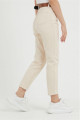 Kemerli Mom Jeans Bej Kemerli Mom Jeans Bej