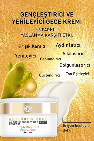 Anti-age Global Gençleştirici Yenileyici Gece Kremi-50ml Anti-age Global Gençleştirici Yenileyici Gece Kremi-50ml