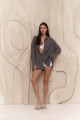 Mai Collection Durres Füme Oversize Gömlek Mai Collection Durres Füme Oversize Gömlek