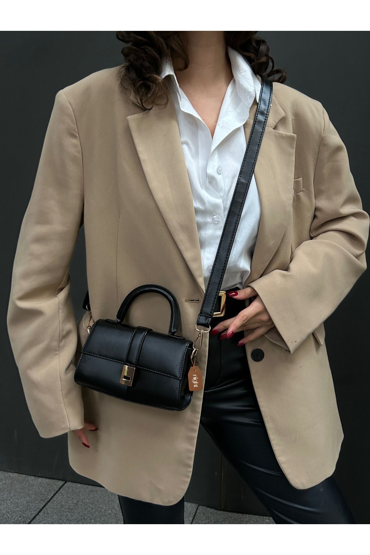Paula Model Siyah Kadın El Ve Omuz Çantası
