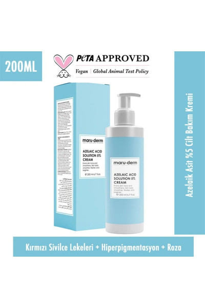 Azelaik Asit %5 Cilt Bakım Kremi 200 ml Azelaik Asit %5 Cilt Bakım Kremi 200 ml