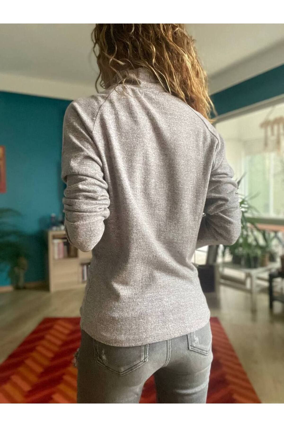 Kadın Pudra Balıkçı Yaka Düğme Detaylı Yumuşak Dokulu Kazak Gk-bst3012 Kadın Pudra Balıkçı Yaka Düğme Detaylı Yumuşak Dokulu Kazak Gk-bst3012