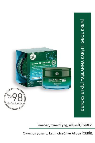 Gece Kremi - Yaşlanma Karşıtı Bitkisel Antioksidan Bakım / Elixir Botanique-50 ml-55704 Gece Kremi - Yaşlanma Karşıtı Bitkisel Antioksidan Bakım / Elixir Botanique-50 ml-55704