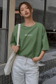Spectacular Açık Yeşil Oversize Salas Boyfriend Kadın T-shirt Spectacular Açık Yeşil Oversize Salas Boyfriend Kadın T-shirt