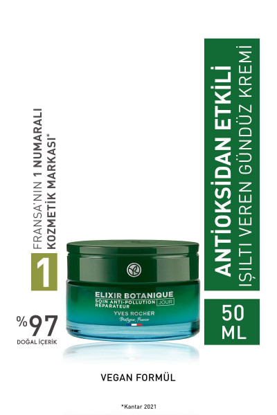 Gündüz Kremi - Yaşlanma Karşıtı Bitkisel Antioksidan Bakım / Elixir Botanique-50 ml-20975 Gündüz Kremi - Yaşlanma Karşıtı Bitkisel Antioksidan Bakım / Elixir Botanique-50 ml-20975