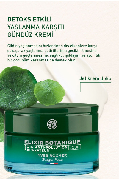 Gündüz Kremi - Yaşlanma Karşıtı Bitkisel Antioksidan Bakım / Elixir Botanique-50 ml-20975 Gündüz Kremi - Yaşlanma Karşıtı Bitkisel Antioksidan Bakım / Elixir Botanique-50 ml-20975