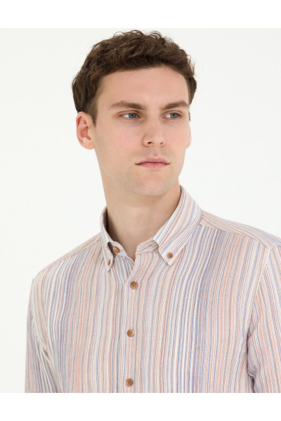 Lacivert Regular Fit Uzun Kollu Gömlek 50264949-vr033 Lacivert Regular Fit Uzun Kollu Gömlek 50264949-vr033