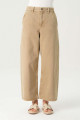 Weslie Camel Rengi Yüksek Bel Patı Fermuarlı Yandan Cepli Cropped Wideleg Jean Pantolon C 4530-107 Weslie Camel Rengi Yüksek Bel Patı Fermuarlı Yandan Cepli Cropped Wideleg Jean Pantolon C 4530-107