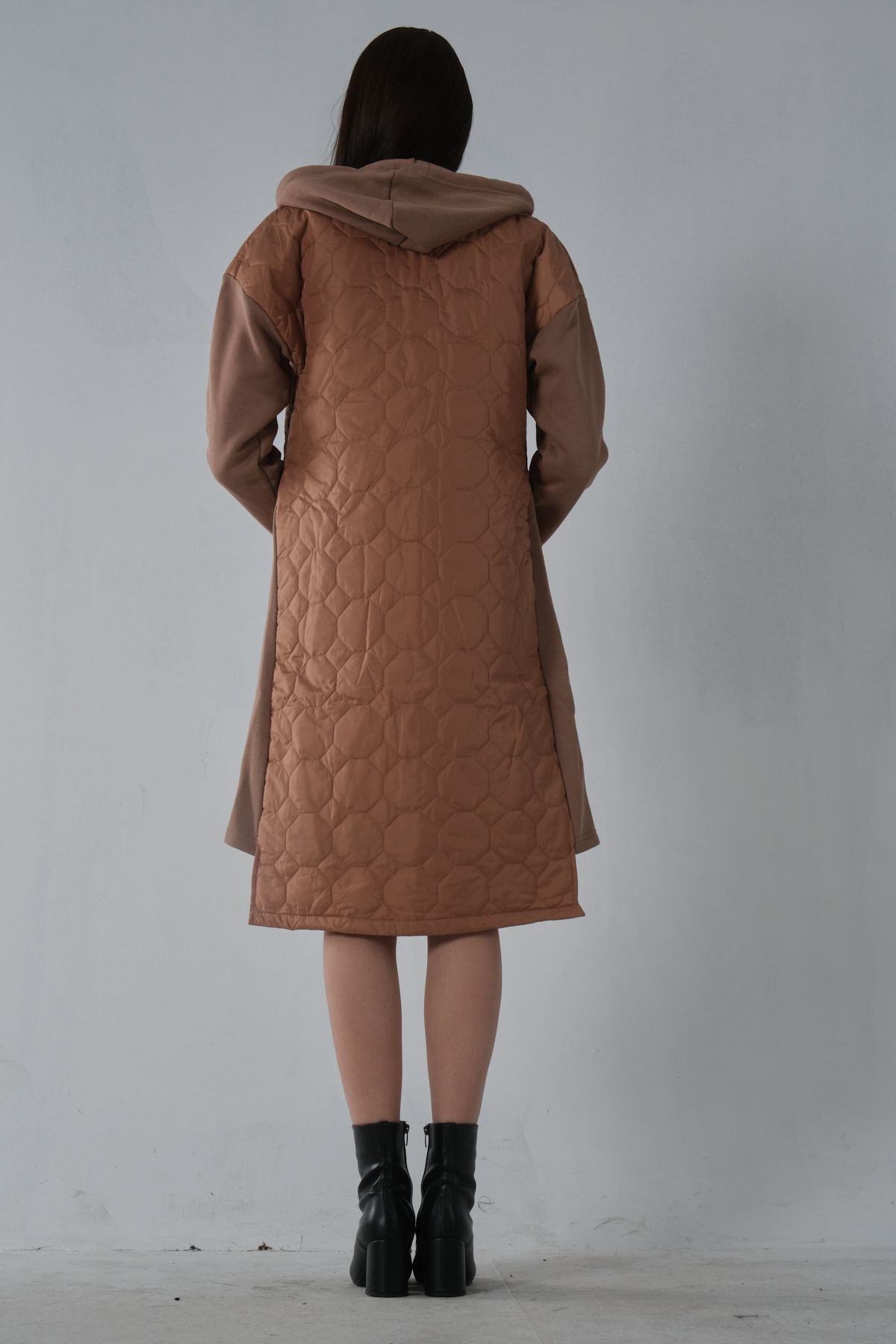 Kapüşonşu Kapitone Mont Camel 4204780 Kapüşonşu Kapitone Mont Camel 4204780