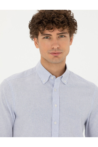 Mavi Slim Fit Uzun Kollu Gömlek 50277750-VR036 Mavi Slim Fit Uzun Kollu Gömlek 50277750-VR036