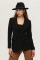 Vatkalı Astarlı Blazer Ceket Siyah 0105110 Vatkalı Astarlı Blazer Ceket Siyah 0105110