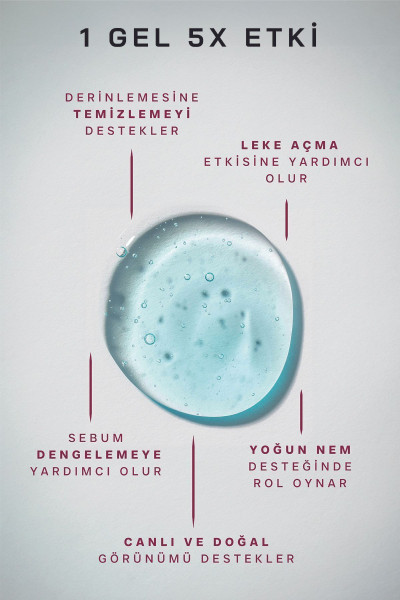 Arındırıcı Leke Açma Etkili Yüz Temizleme Jeli 200ml Sıkılaştırıcı Canlandırıcı (AHA BHA) Arındırıcı Leke Açma Etkili Yüz Temizleme Jeli 200ml Sıkılaştırıcı Canlandırıcı (AHA BHA)