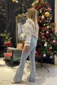 Miya Ispanyol Mavi Kar Yıkama Ispanyol Paça Kot Pantolon Yüksek Bel Jeans Toparlayıcı( Extra Rahat) Miya Ispanyol Mavi Kar Yıkama Ispanyol Paça Kot Pantolon Yüksek Bel Jeans Toparlayıcı( Extra Rahat)