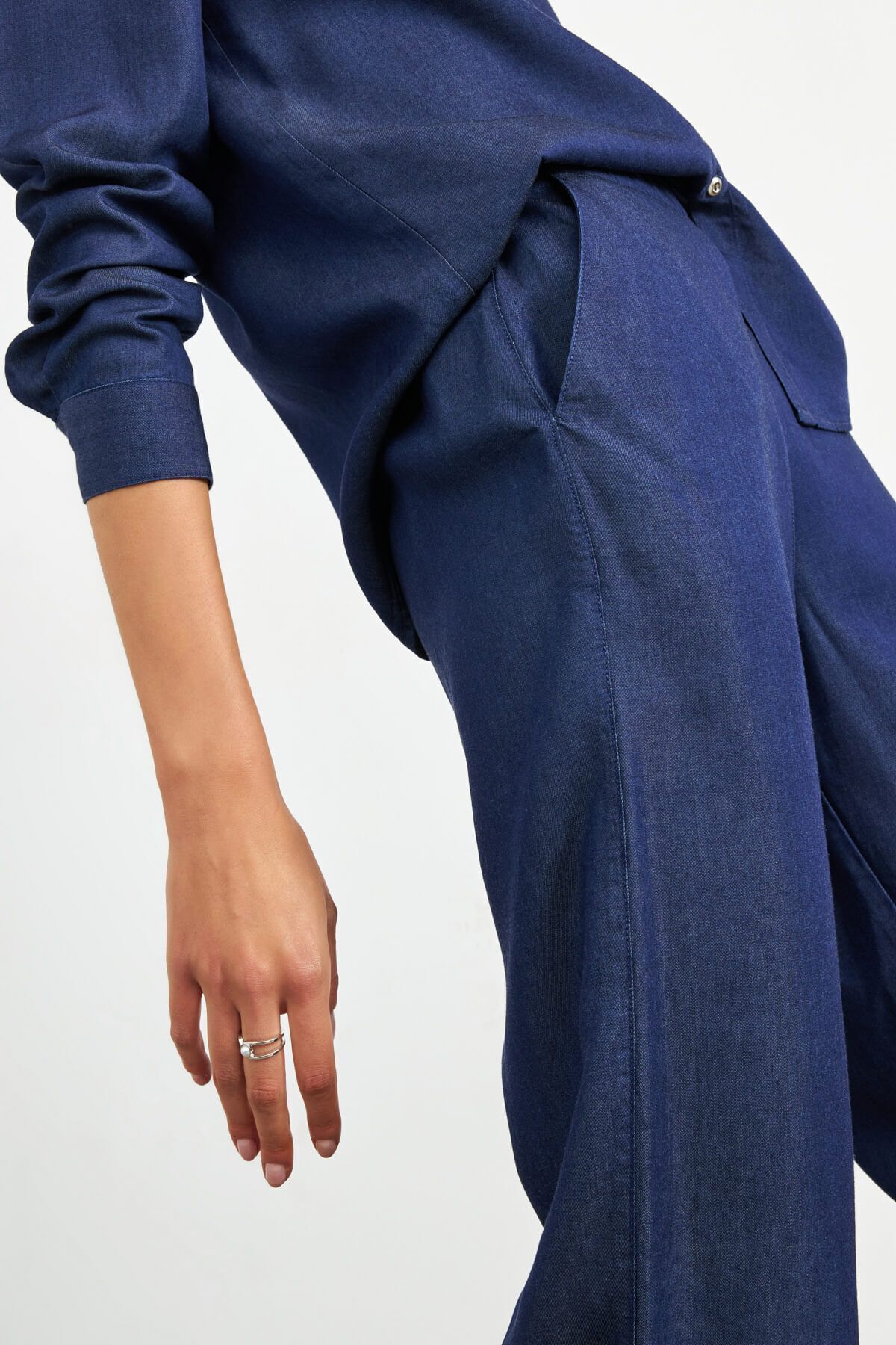 Lacivert Kot Gömlek Lacivert Kot Gömlek