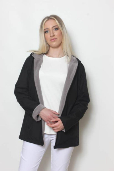 Kadın Siyah  Içi Polar Mont Kadın Siyah  Içi Polar Mont