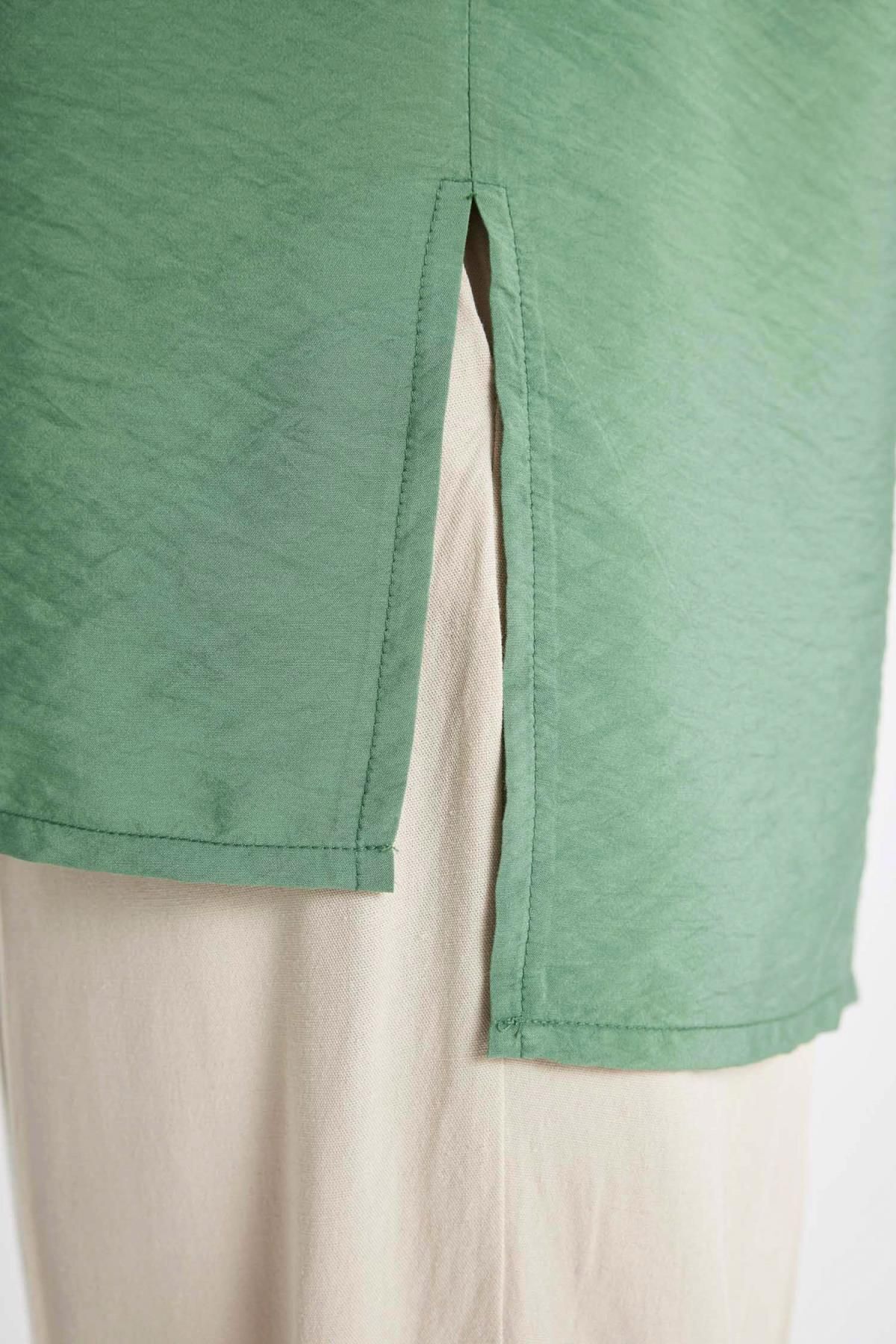 Relax Fit Uzun Kollu Gömlek Tunik D1434AX24HS Relax Fit Uzun Kollu Gömlek Tunik D1434AX24HS