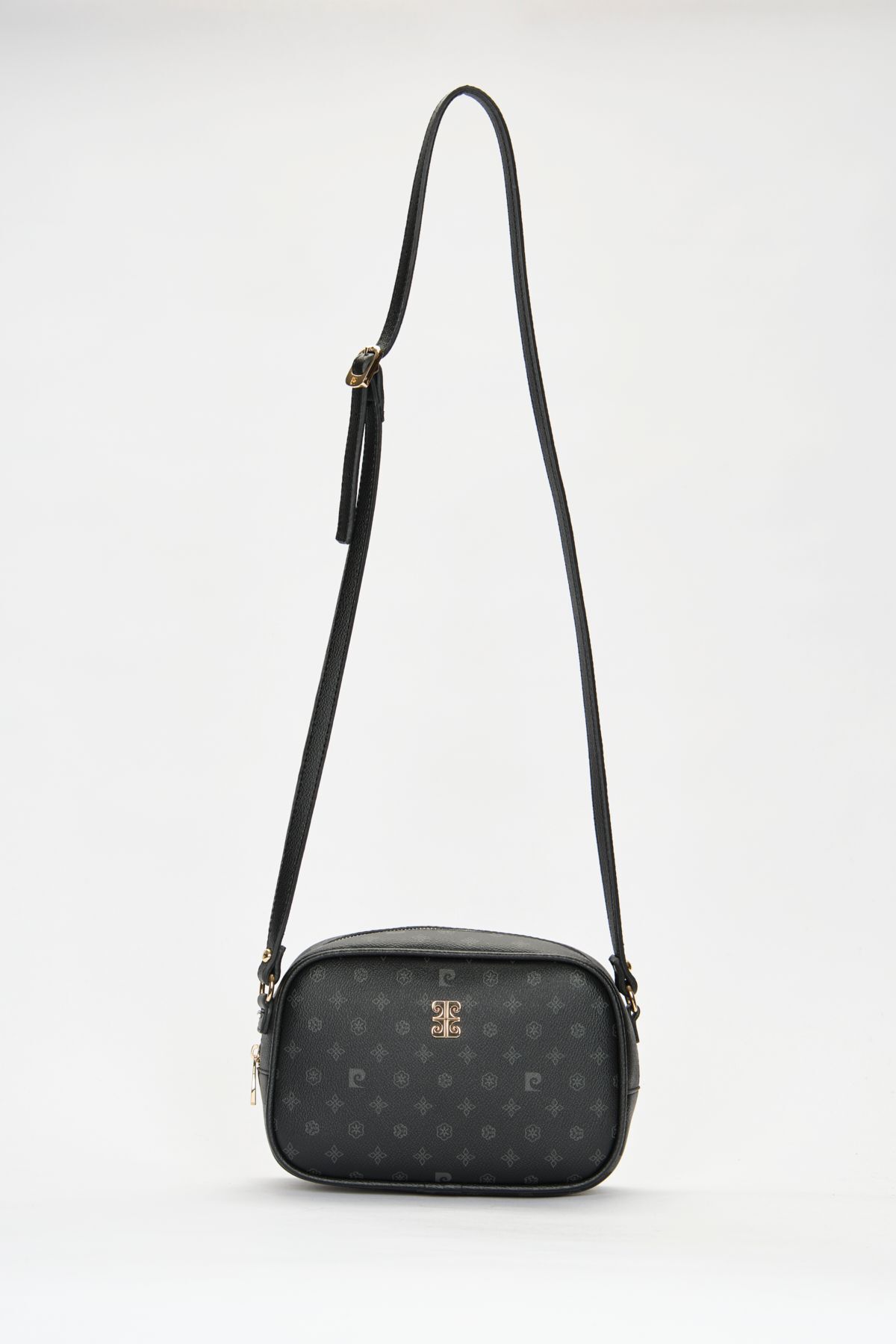 Siyah Monogram Kadın Omuz Çantası 05PO22Y1538