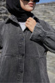 Kadın Oversize Kot Ceket Kadın Oversize Kot Ceket