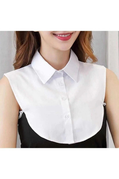 Yarım Gömlek Yaka %100 Poplin