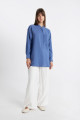 Relax Fit Uzun Kollu Gömlek Tunik D1434AX24HS Relax Fit Uzun Kollu Gömlek Tunik D1434AX24HS