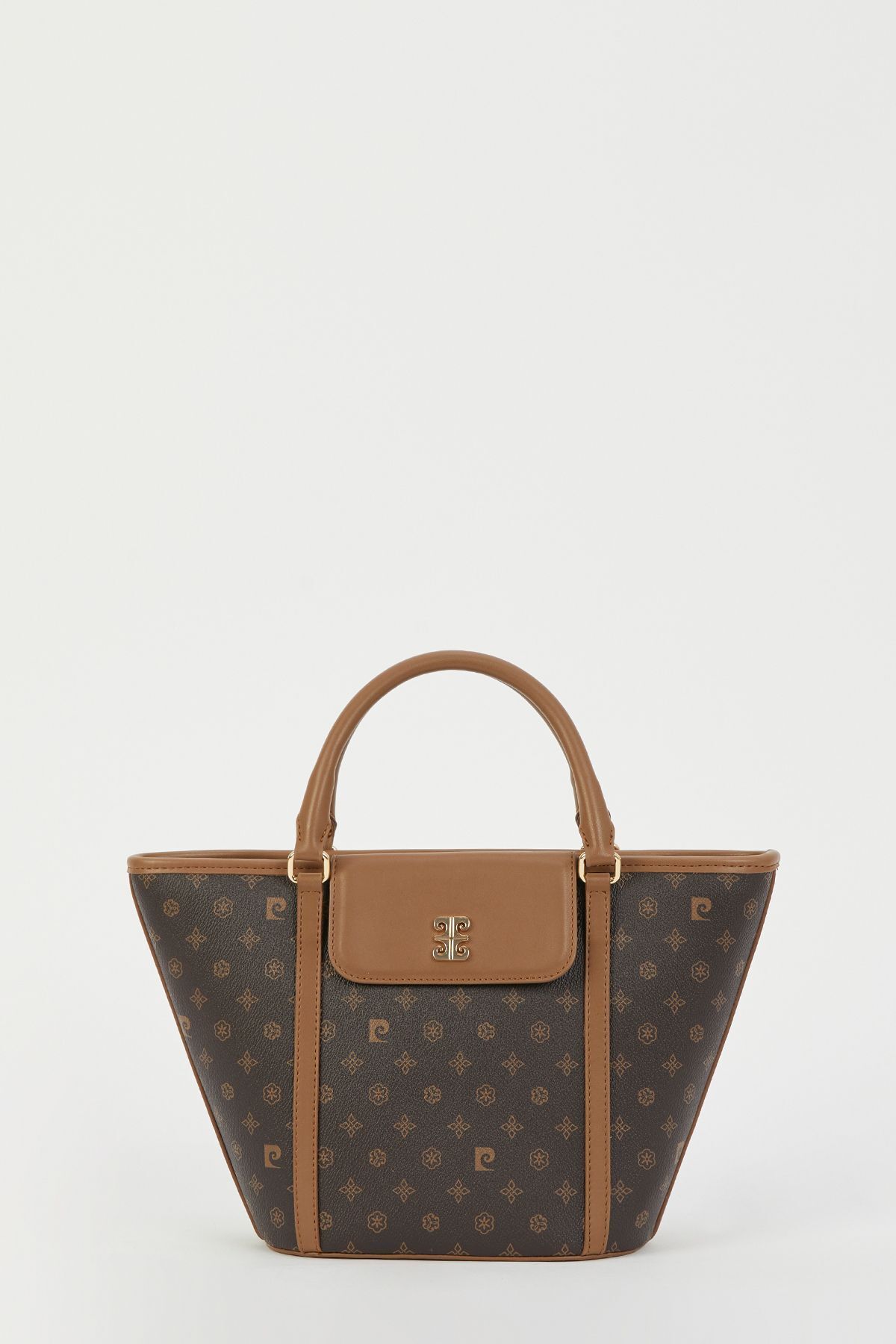 Kahve Monogram Kadın Omuz Çantası 05PO23Y1717