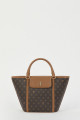 Kahve Monogram Kadın Omuz Çantası 05PO23Y1717