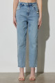 Mom Fit Yüksek Bel Dar Paça Vintage Cut Kadın Mavi Pamuklu Esnek Jean Kot Pantolon Mom Fit Yüksek Bel Dar Paça Vintage Cut Kadın Mavi Pamuklu Esnek Jean Kot Pantolon