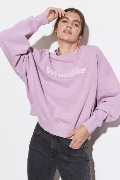 Loose Fit Rahat Kesim %100 Pamuk Bisiklet Yaka Logolu Sweatshirt Loose Fit Rahat Kesim %100 Pamuk Bisiklet Yaka Logolu Sweatshirt