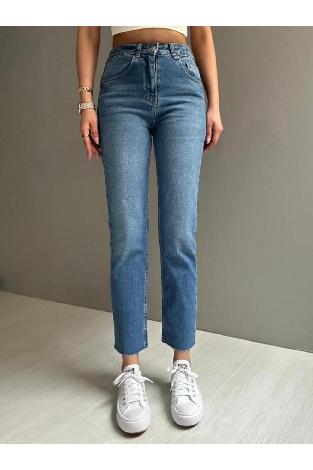 Kesik Paça Boyfit jean Kesik Paça Boyfit jean