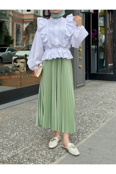 PİLİSELİ TESETTÜR ETEK PİLİSELİ TESETTÜR ETEK