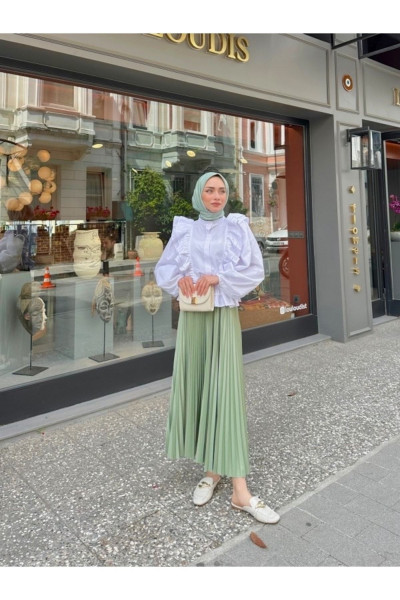 PİLİSELİ TESETTÜR ETEK PİLİSELİ TESETTÜR ETEK