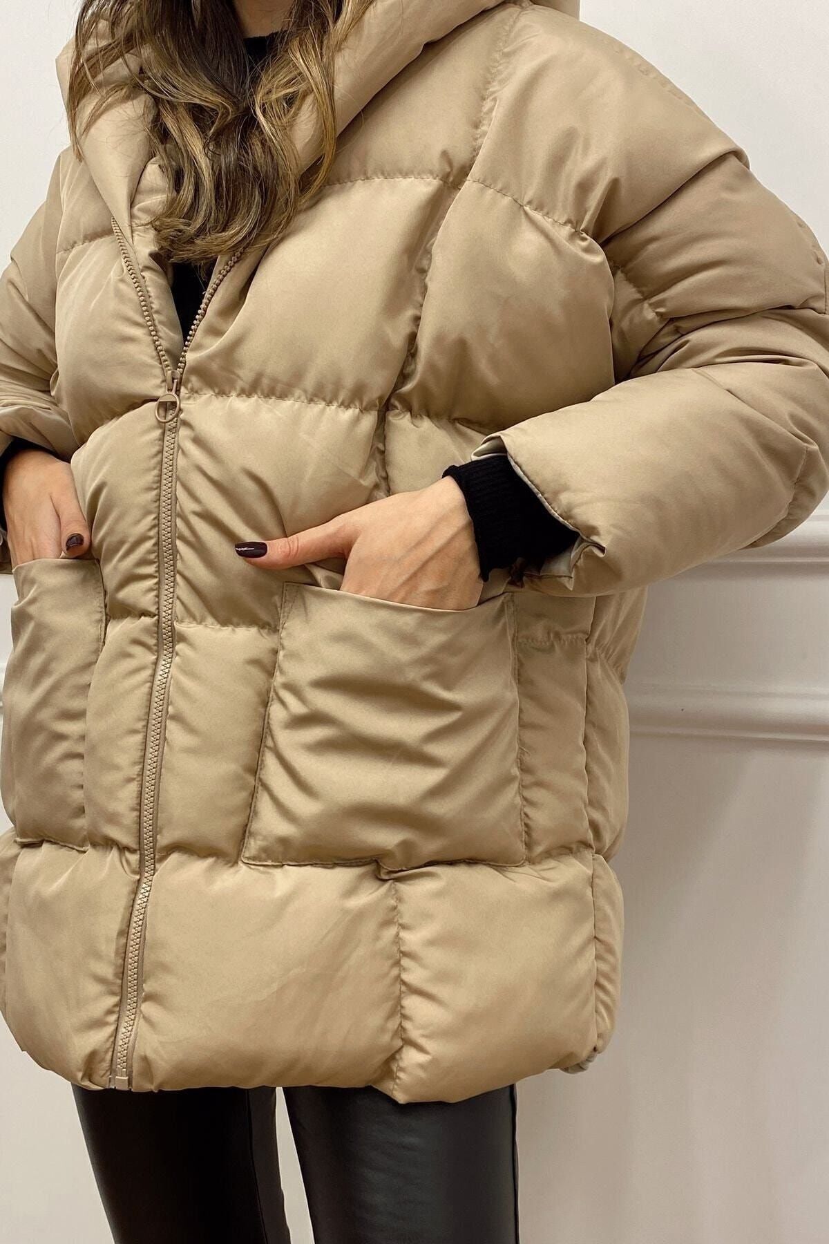 Yarasa Kol Şişme Mont Yarasa Kol Şişme Mont