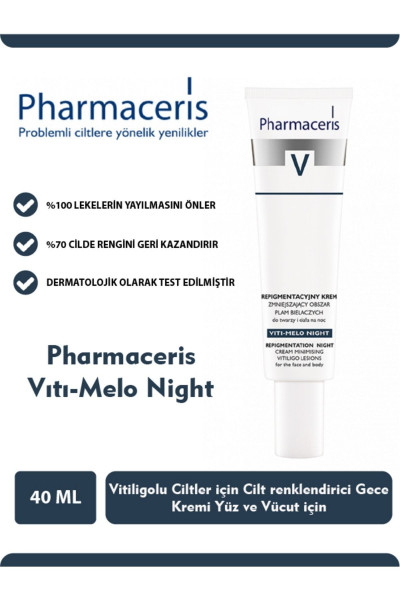Pharmacerıs V Serisi Vitiligo Vıtı-melo Nıght Creme Pharmacerıs V Serisi Vitiligo Vıtı-melo Nıght Creme