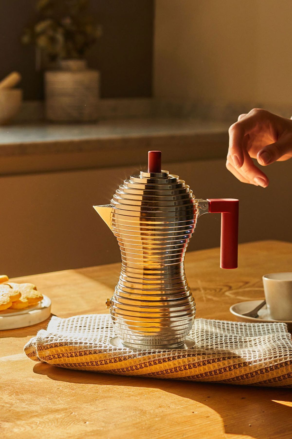 Pulcina Kırmızı 150 ml Espresso Makinesi Pulcina Kırmızı 150 ml Espresso Makinesi