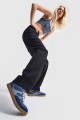 Kadın Siyah Renk Skater Fit Bol Kalıp Denim Pantolon Kadın Siyah Renk Skater Fit Bol Kalıp Denim Pantolon