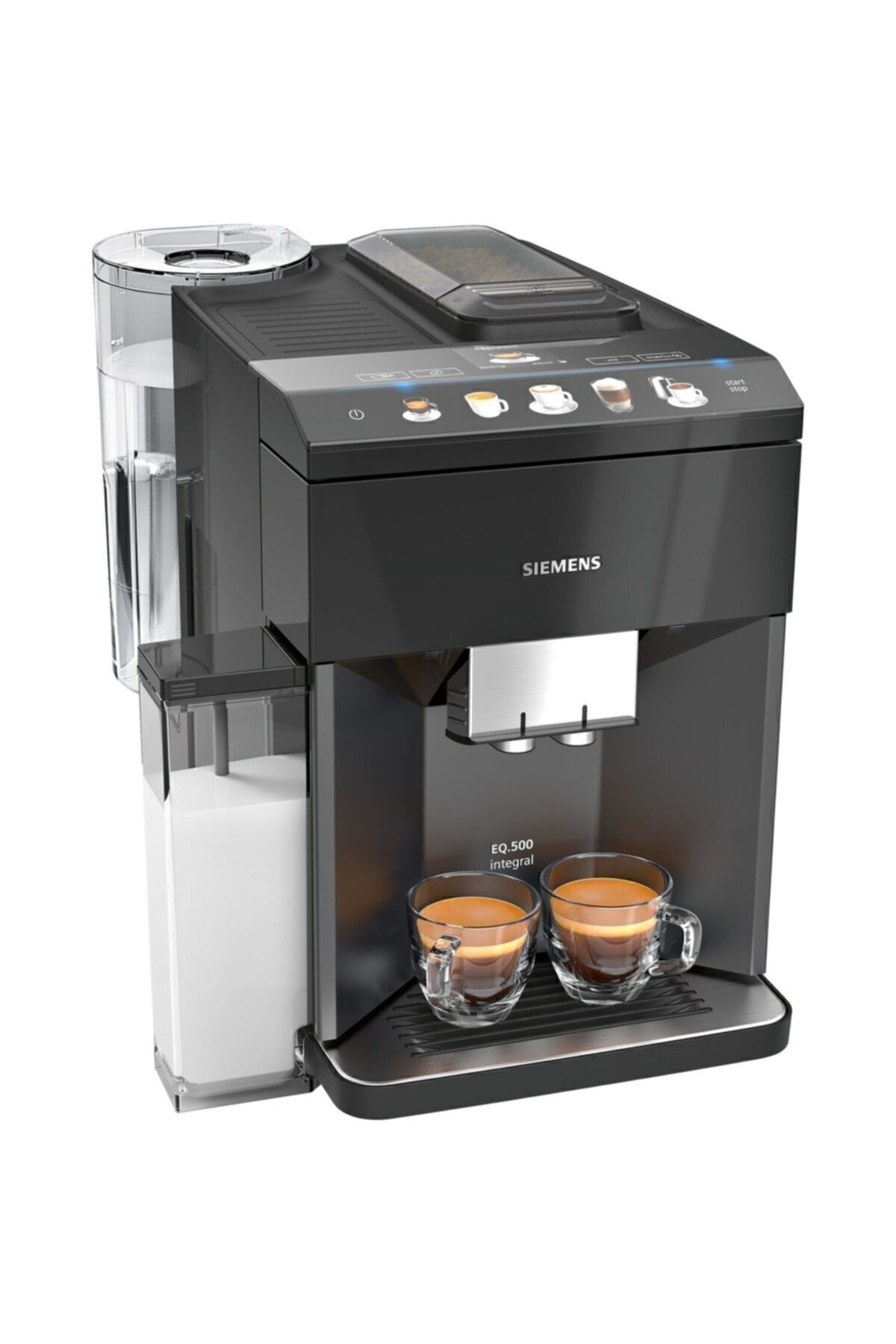 Sıemens Eq500 Tq505r09 Otomatik Kahve ve Espresso Makinesi Siyah Sıemens Eq500 Tq505r09 Otomatik Kahve ve Espresso Makinesi Siyah