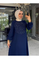 Mihriban Elbise Lacivert Mihriban Elbise Lacivert