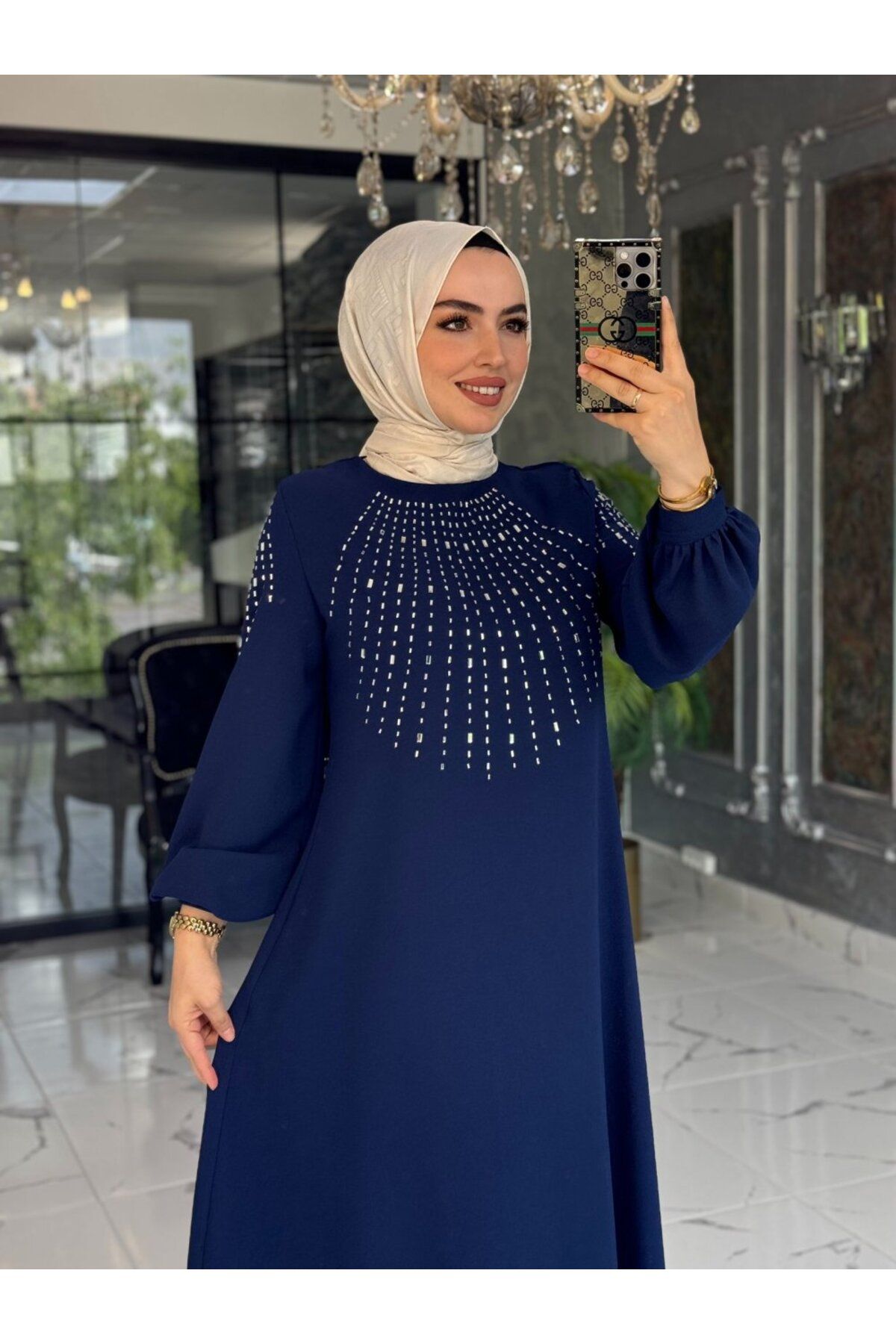 Mihriban Elbise Lacivert Mihriban Elbise Lacivert