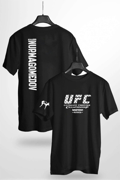 Khabib Nurmagomedov Ufc Baskılı Pamuk T-shirt Khabib Nurmagomedov Ufc Baskılı Pamuk T-shirt
