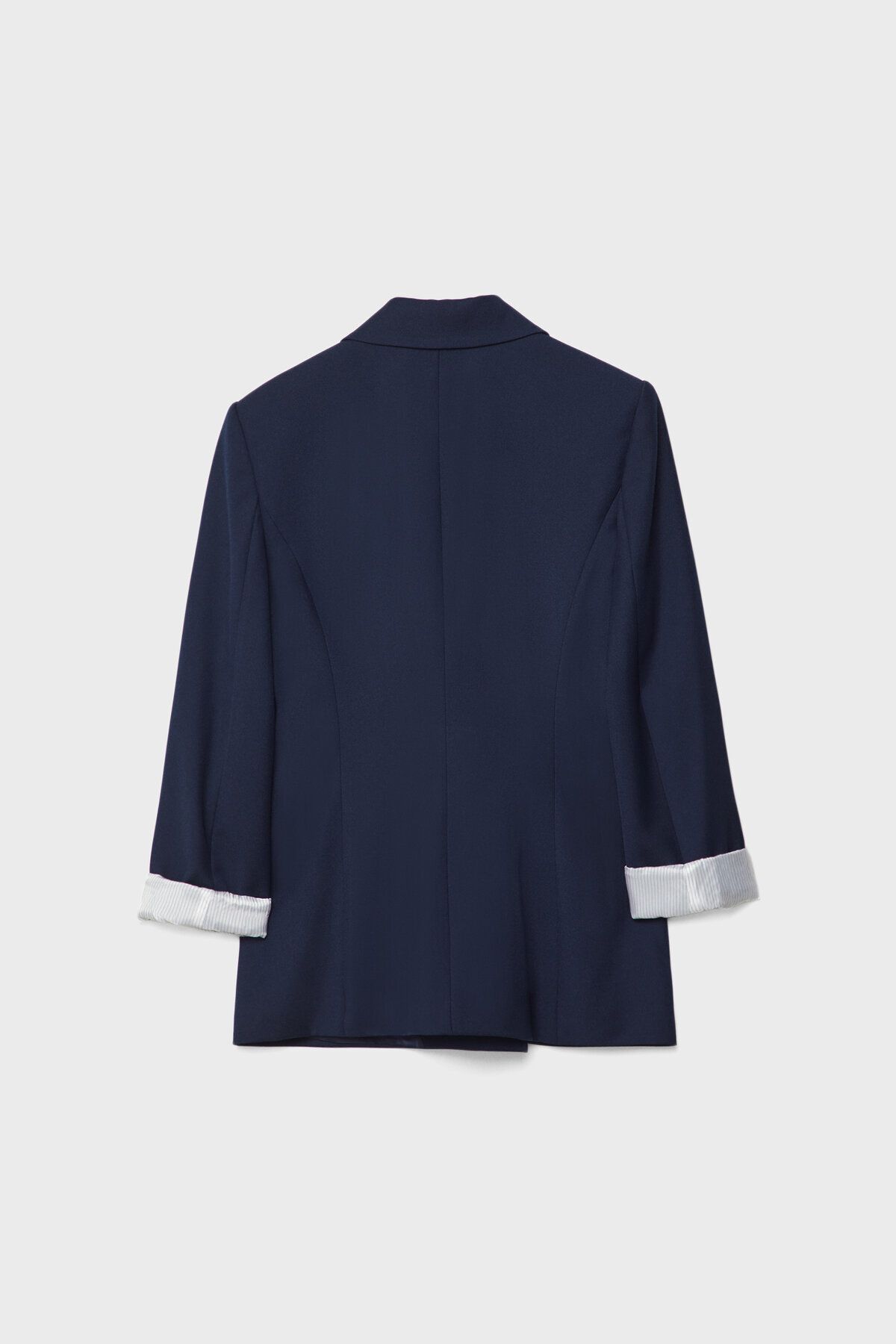 Slim fit kruvaze blazer Slim fit kruvaze blazer