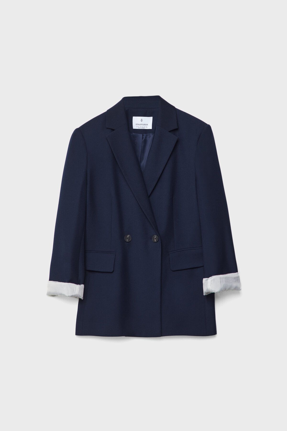 Slim fit kruvaze blazer Slim fit kruvaze blazer
