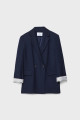 Slim fit kruvaze blazer Slim fit kruvaze blazer