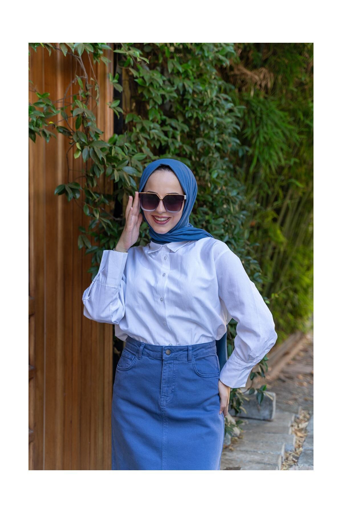 Tesettür Etek- Indigo Tesettür Etek- Indigo