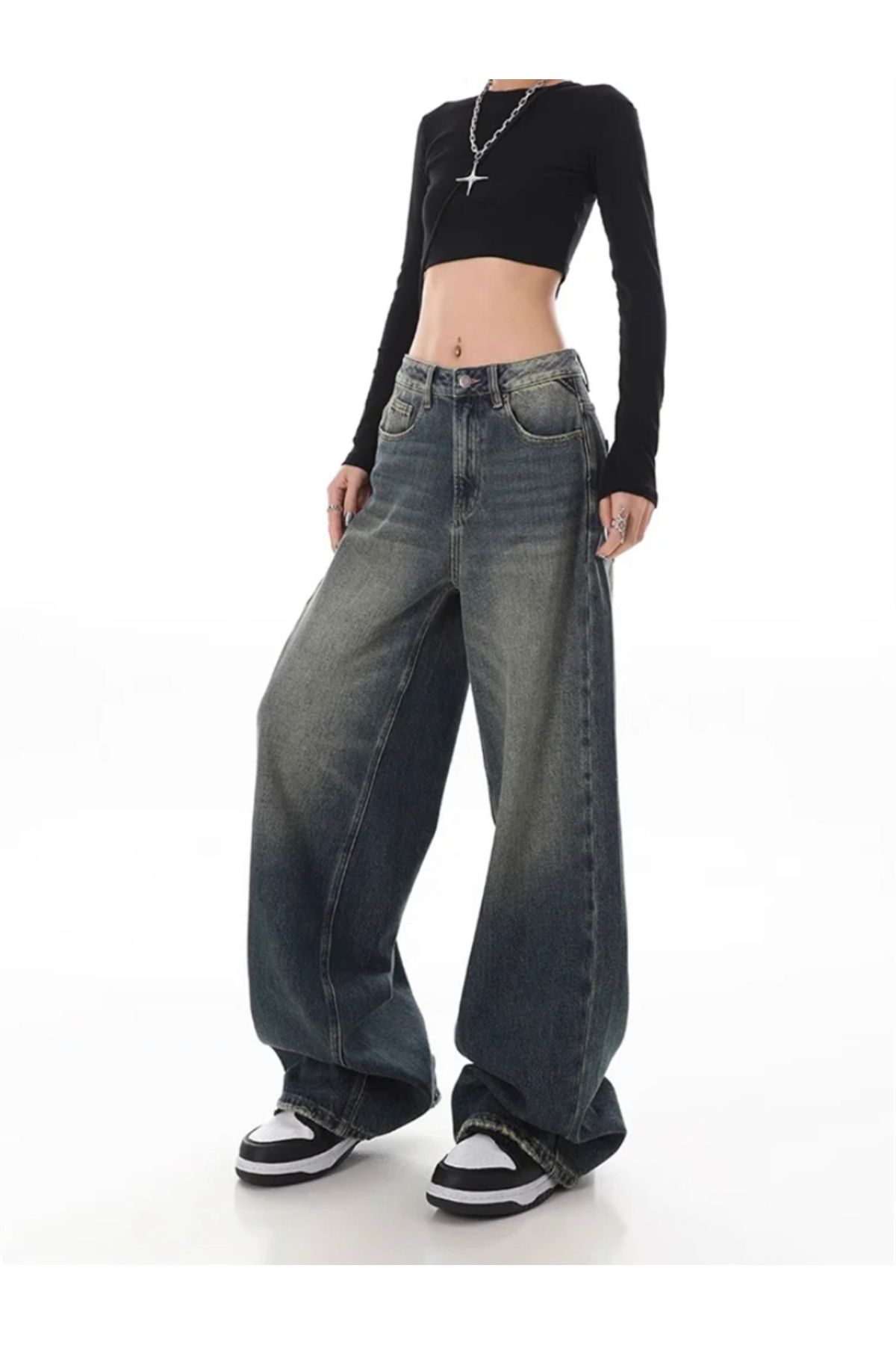 Y2K Eskitme Unisex Baggy   JEAN PANTOLON Y2K Eskitme Unisex Baggy   JEAN PANTOLON